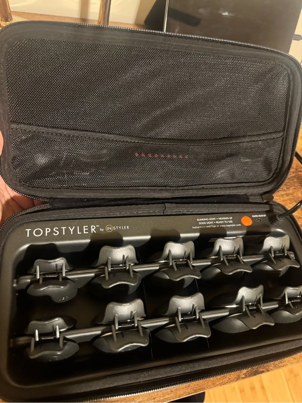 Topstyler by InStyler Black Hair Wave Styling Kit
